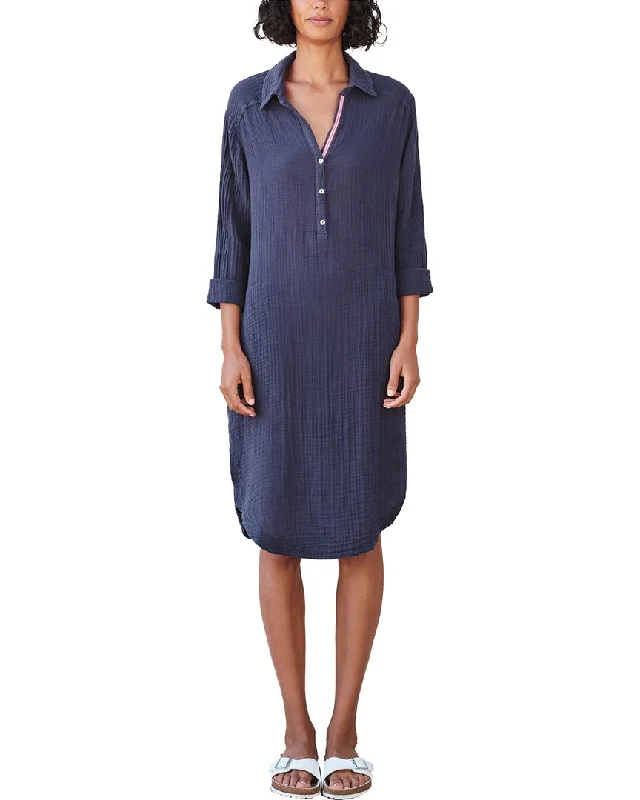 Women's Sports Apparel Feminine Grace SUNDRY Shirttail Midi Dress