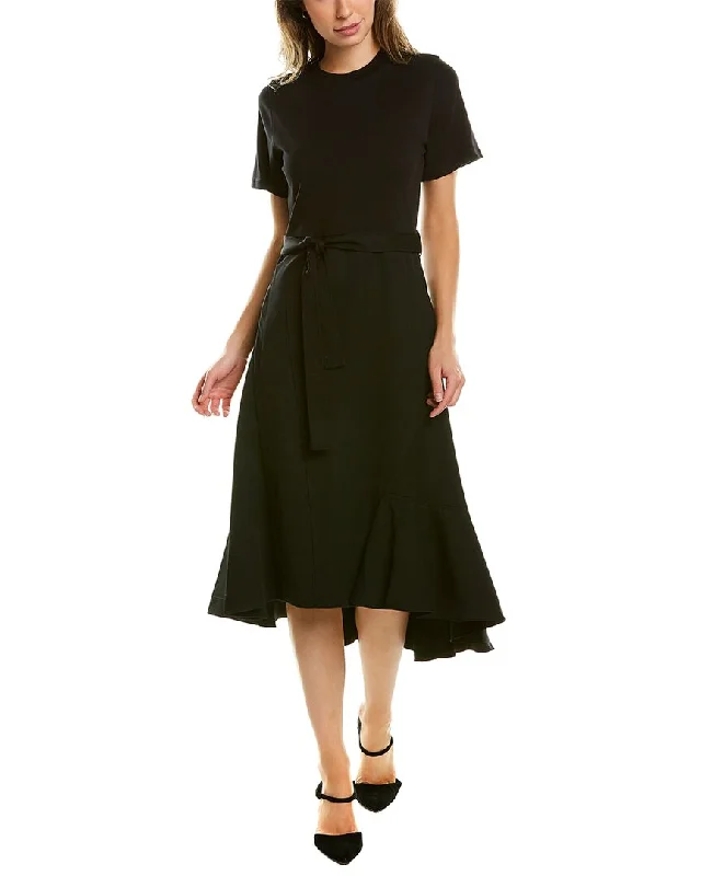 Women's Clothing For Holiday Travel Parisian Effortless Chic Style 3.1 Phillip Lim Belted Wool Midi Dress