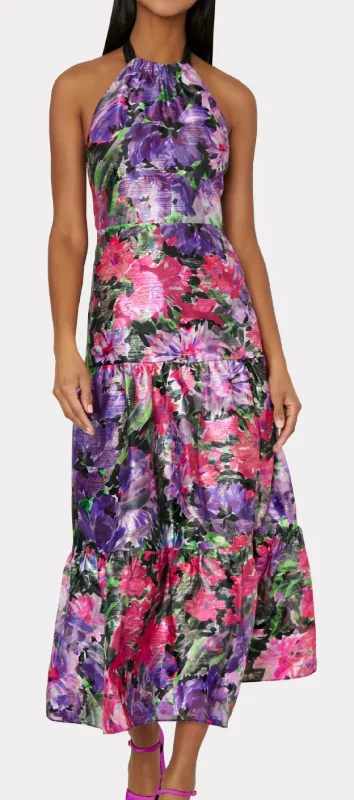 Women's Everyday Garments Effortless Comfort Hayden Garden Floral Dress In Multicolor