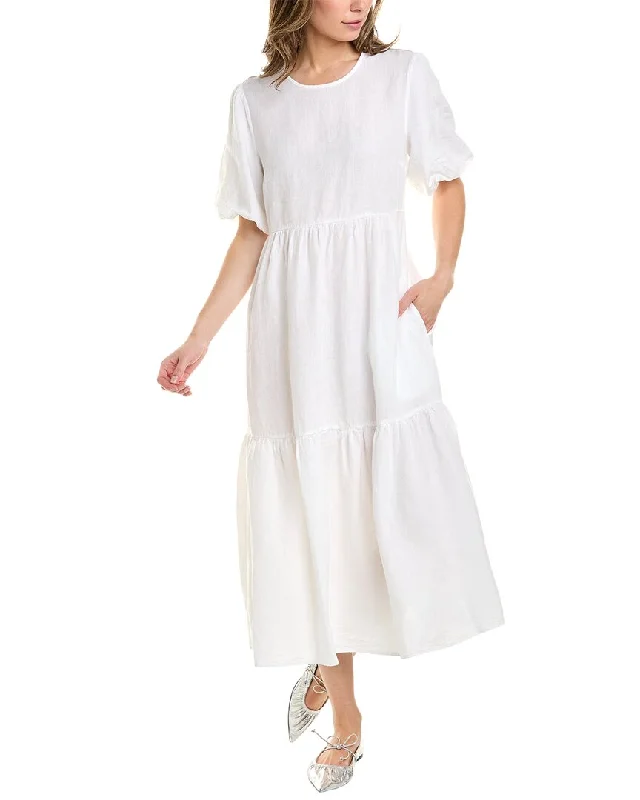 Chic Women's Outfit Last Chance Sale Peserico Linen Midi Dress