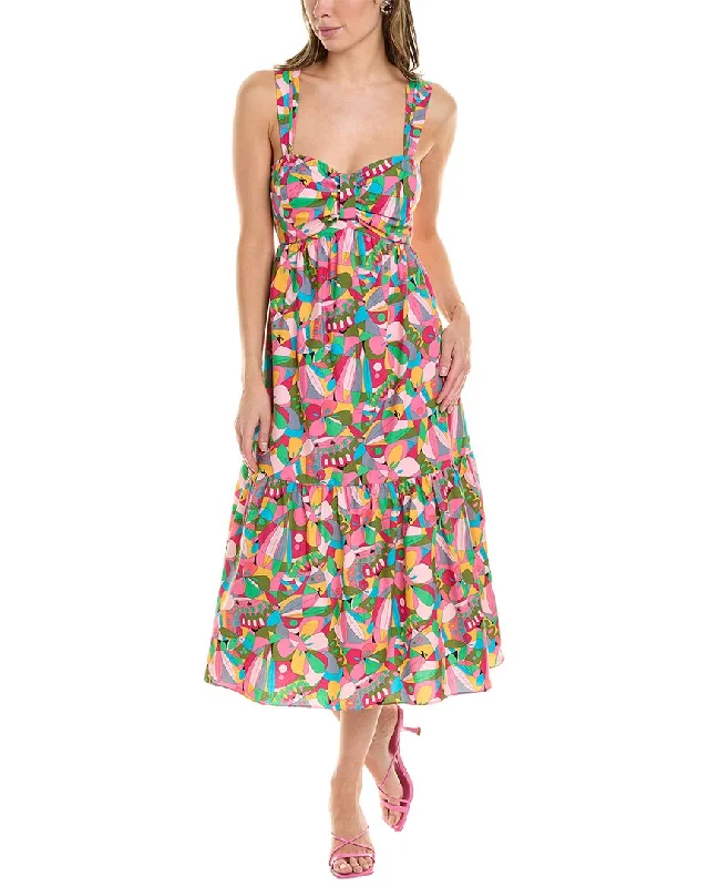 Women's High-End Clothing Mid - Season Sale Flora Bea NYC Zander Midi Dress