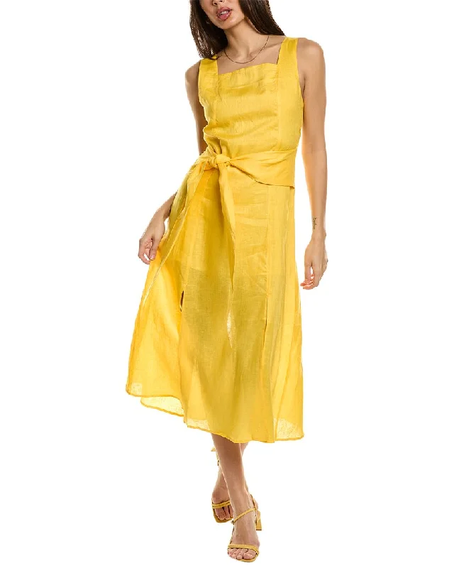 Women's Seasonal Clothes Summer Splash Sale Equipment Ginette Linen Midi Dress