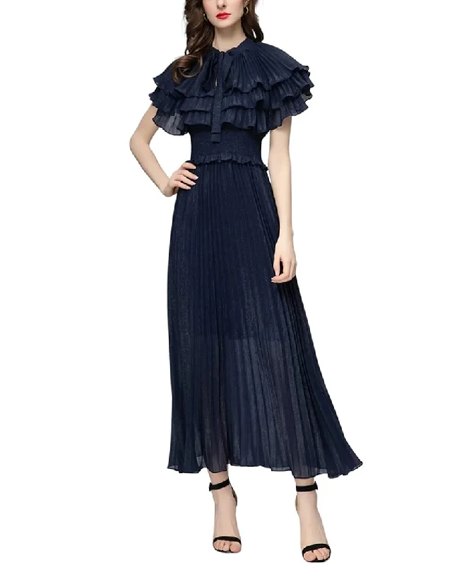 Women's Fashion-Forward Apparel Parisian Effortless Chic Style BURRYCO Midi Dress