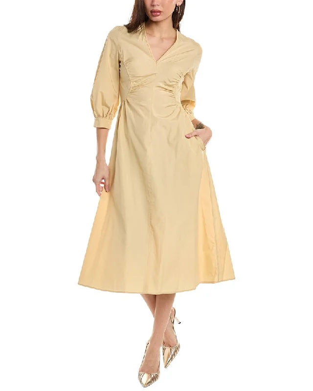 Women's Comfortable Apparel Chic Allure Max Mara Studio Svelto Midi Dress