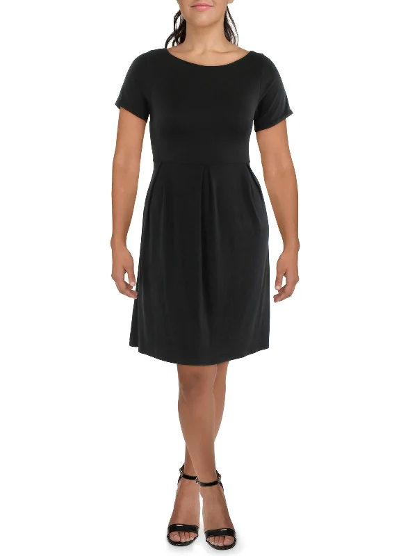 Women's Evening Attire Save on Classic Elegant Styles Womens Short Sleeve Knee Length Midi Dress