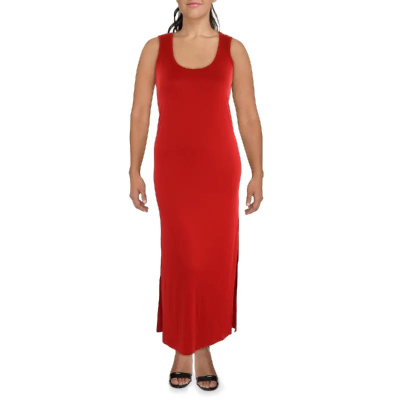 Timeless Women's Outfit Save on Inspired Styles Plus Womens Tea Length Sleeveless Maxi Dress