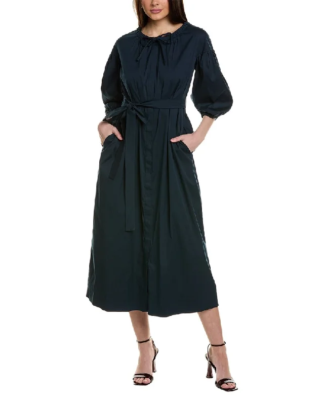 Women's Travel Apparel Dreamy Draping S Max Mara Canto Midi Dress