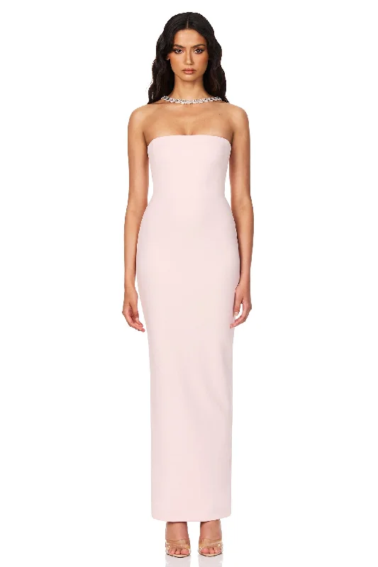 Women's Resort Apparel Chic Urban Fashion Look Nookie Madison Gown - Blush