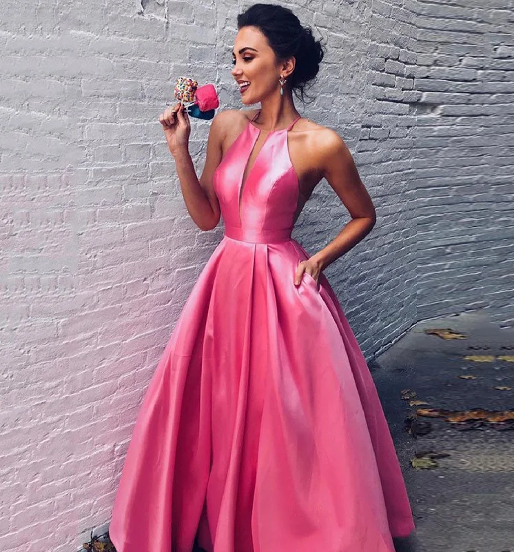 Affordable Women's Clothing Limited - Edition Drops CUTE SATIN LONG A LINE PROM DRESS EVENING DRESS    cg20837