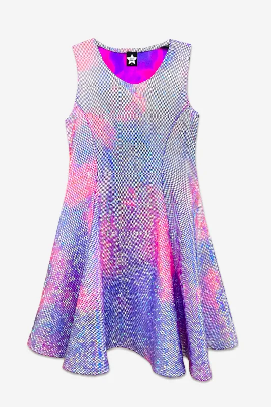 Pink Purple Tie Dye Glitter