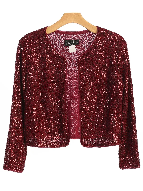 Timeless Women's Clothing Chic Allure Formal Sequins Bolero Evening Jacket Sale