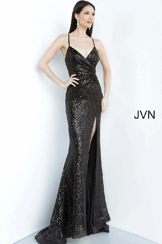 Women's Transitional Apparel Romantic Detailing Jovani 03172 Prom Long Formal Dress Sale